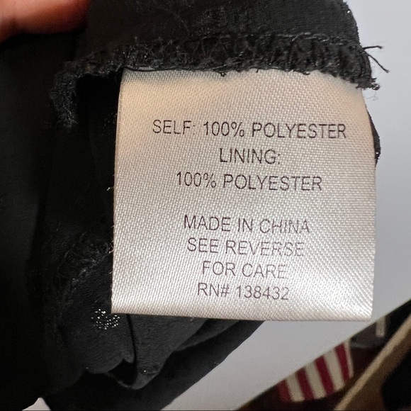 MODCLOTH Sparkling Black Fit & Flare Dress. Bodice has pleats, chocker, Size L - Picture 10 of 12